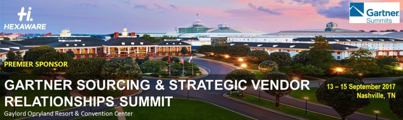 Gartner Sourcing & Strategic Vendor Relationships Summit, 2017 gartner-image