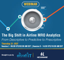 Webinar – The Big Shift in Airline MRO Analytics – From Descriptive to Predictive to Prescriptive