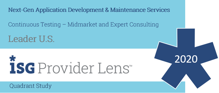 Leader in Continuous Testing Leader in Continuous Testing
