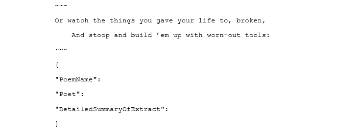 example of a one-shot prompt