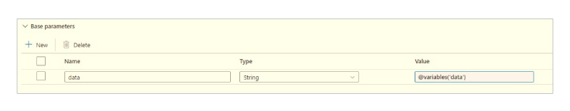 Pipeline expression editor showing string(activity('pass_value').output) with Activity outputs tab and search box.
