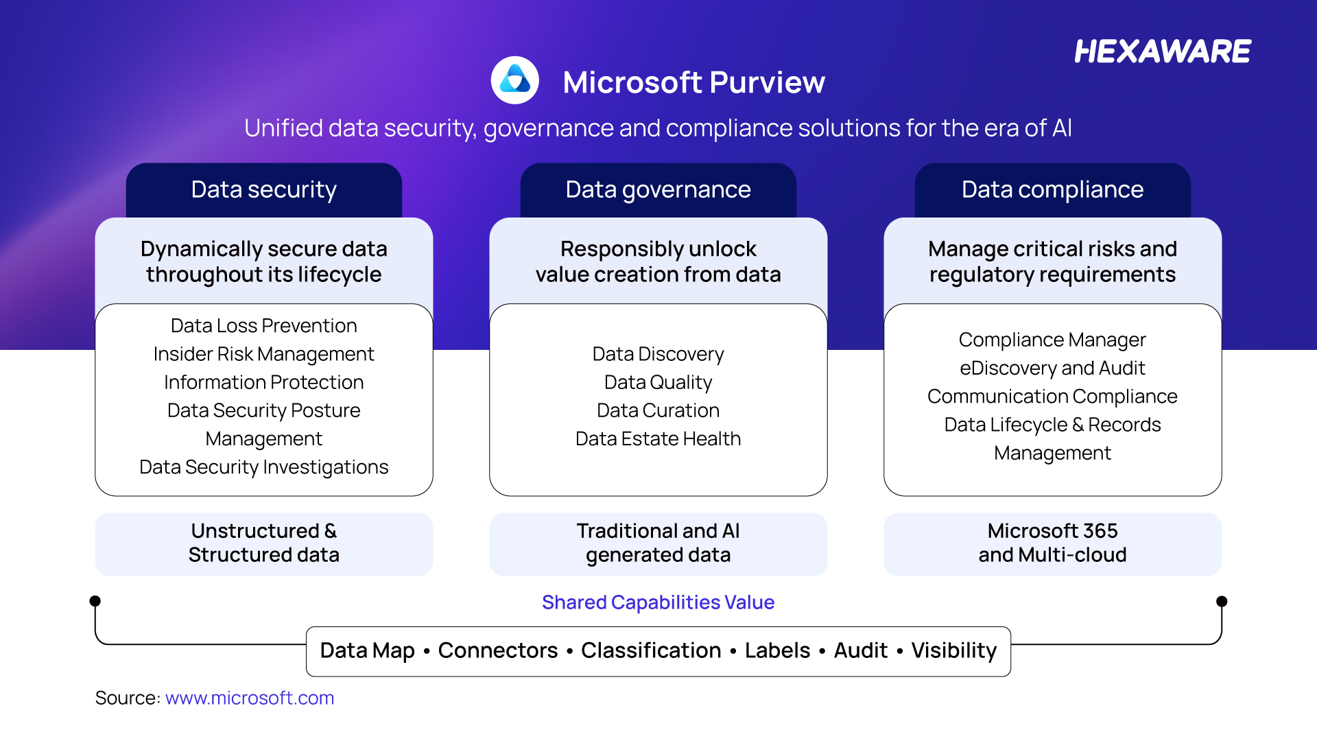 A Snapshot of Microsoft Purview Capabilities